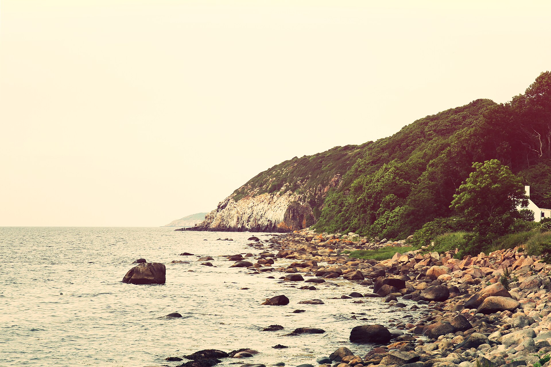 Coastal cliffs on Bornholm