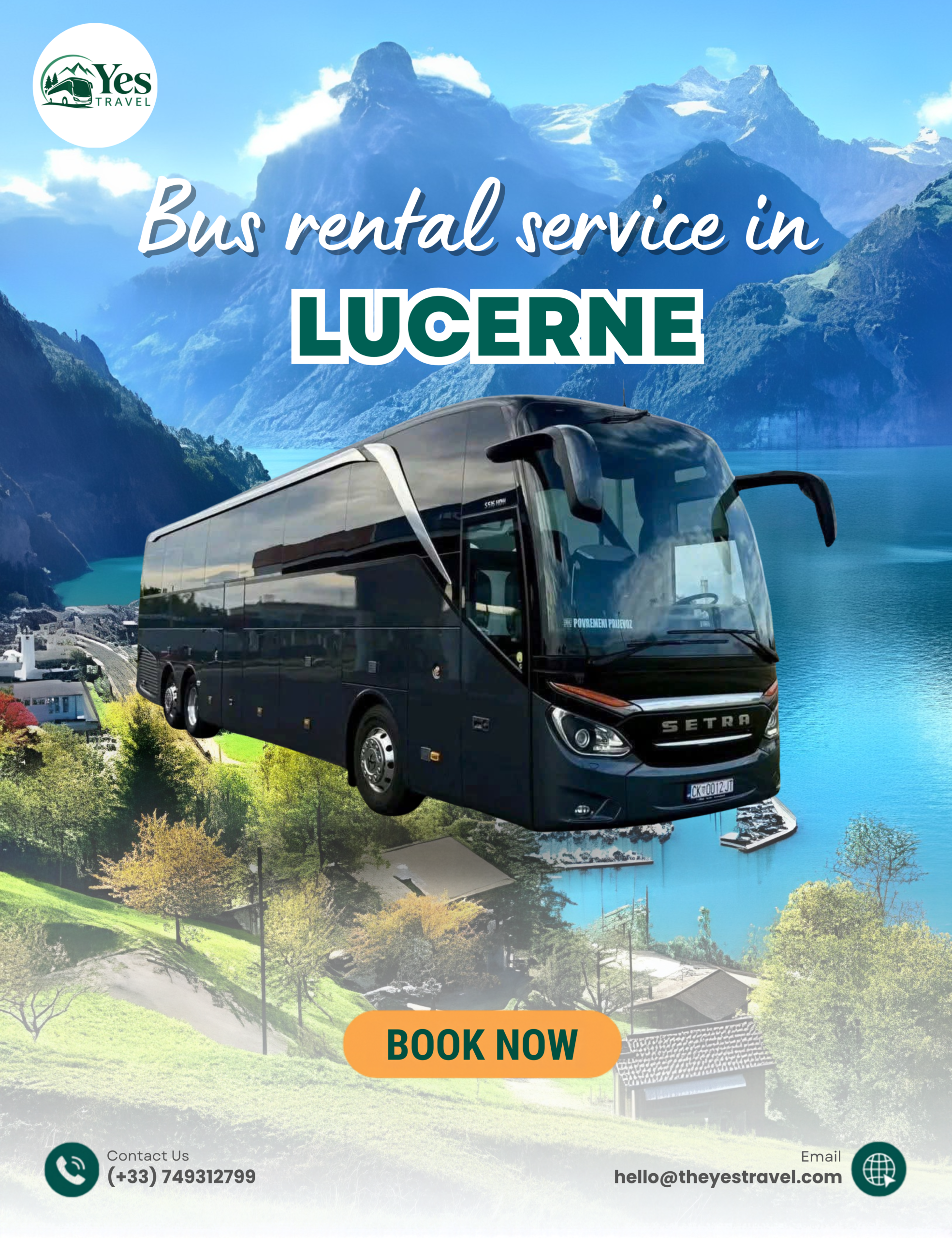 Private City-to-City Bus Hire from Lucerne | The Yes Travel