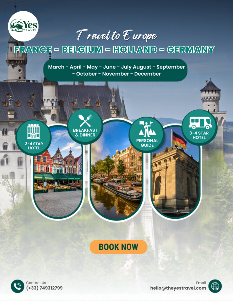 5-Country Europe Journey from France to Germany | 7 Days, 6 Nights with The Yes Travel