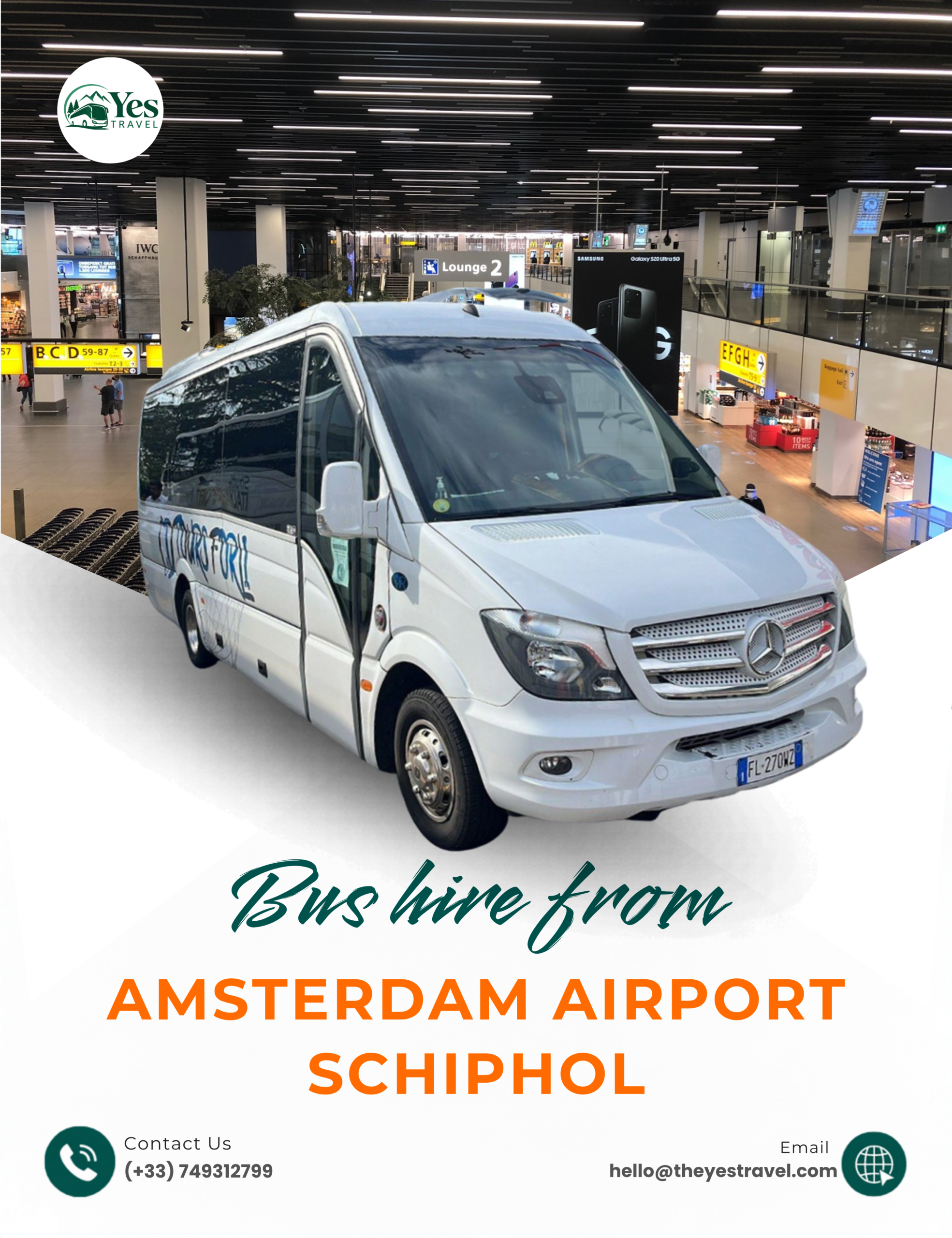 The Yes Travel – Airport Transfer Service In Amsterdam.