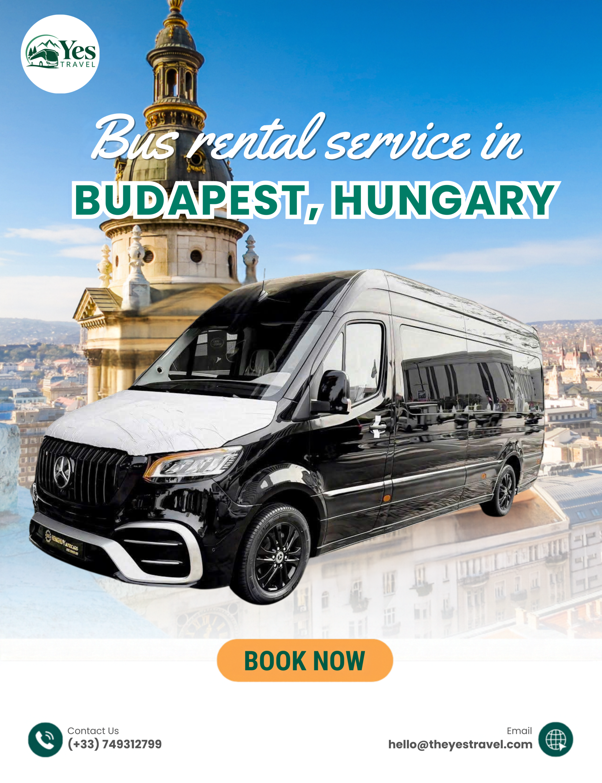 Explore Hungary with Ease – Book Your Long-Distance Bus Rental in Budapest with The Yes Travel