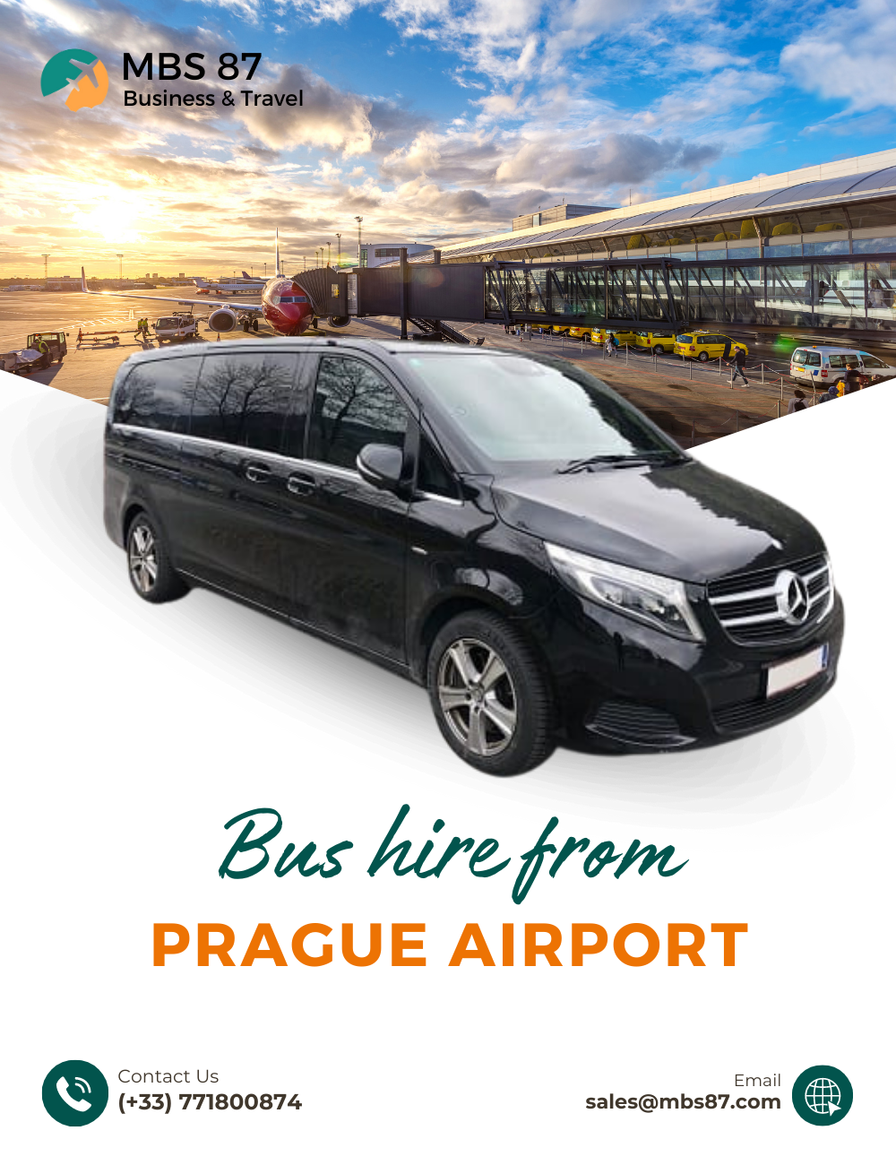 Airport transfer service in Prague