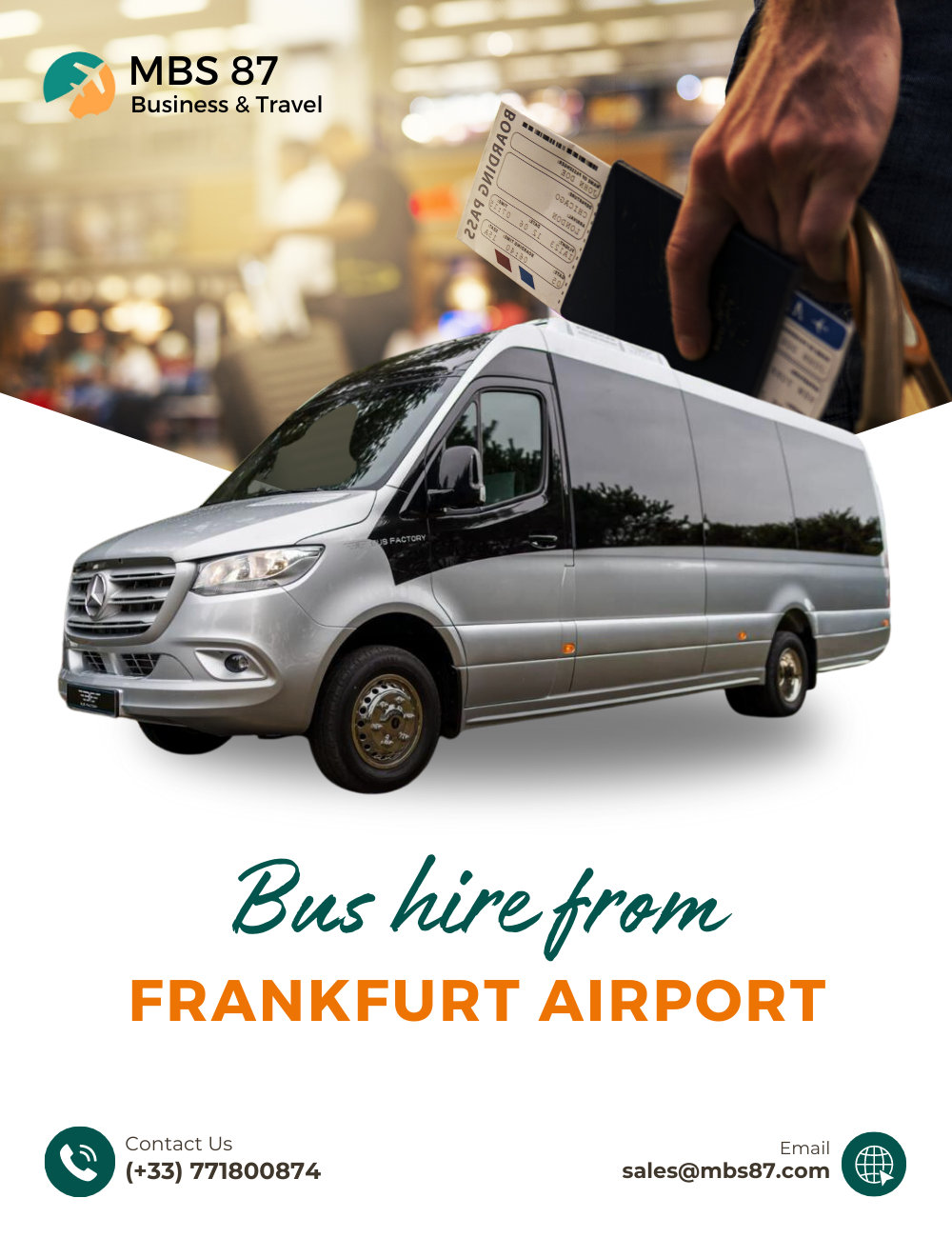 Airport transfer service in Frankfurt